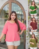 เสื้อยืดPLUSSIZE เสื้อยืด เสื้อผ้าสาวอวบ XL-6XXL งานเรย่อนเนื้อดี   สีที่มีพร้อมส่ง   ?อก 44-52”ใส่ใด้ ผ้ายืดใด้ถึง 60+