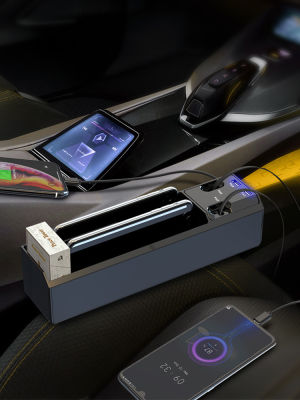 พอร์ตที่ชาร์จแบตเตอรี่โทรศัพท์สำหรับ IPhone ช่องใส่รถยนต์ใช้งานหลากหลายของในรถยนต์ช่องใส่ USB คู่สำหรับสายชาร์จ