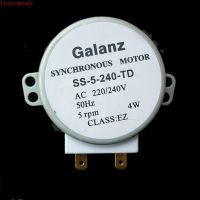 มอเตอร์ไดโอดไมโครเวฟ Ss-5-240-Td มอเตอร์ที่หมุนได้-ไมโครเวฟ220V ชิ้นส่วนเตาอบไมโครเวฟมอเตอร์ซิงโครนัส