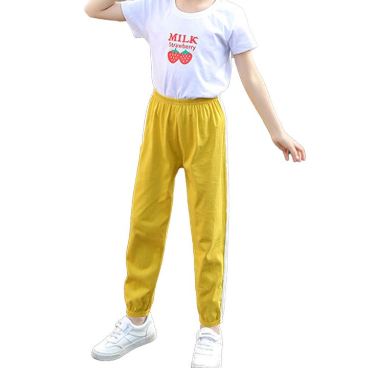 redcloud-กางเกงกันยุงสำหรับเด็ก-กางเกงสีพื้นกางเกงหน้าร้อนของเด็ก