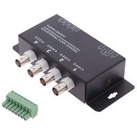 【✇】 C&amp;T e-Mart 4CH AHD/TVI/CVI Passive UTP ตัวรับส่งสัญญาณวิดีโอ Balun ผ่านสาย UTP สำหรับ AHD TVI CVI กล้อง DVR ระบบ