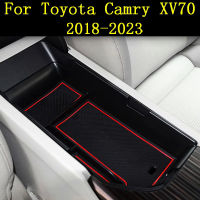 LHD สำหรับ Toyota Camry XV70 2021 2022 2018 2019อุปกรณ์เสริมในรถยนต์ศูนย์กล่องเก็บส่วนที่เหลือแขน Armest ผู้ถือถุงมือแผ่น