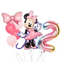 【Fun party】【ด่วน】ลูกโป่งฟอยล์ DisneyMouse 32นิ้วจำนวนลูกตกแต่งงานแต่งงานตกแต่งงานเลี้ยงวันเกิด KidsBaby Shower Globos