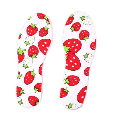 3 Childrens Latex Sports Insole Sweat Absorbing and Deodorant Boys and Girls Children Can Cut Insole Spring and Autumn Breathable Cartoon