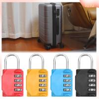 LULU Rust-Proof Combination Lock Waterproof Resettable Password Lock Travel Accessories 4 Dial Digit Padlock