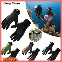 FZIPUA 1 Pair ดำน้ำดูปะการัง ถุงมือดำน้ำสำหรับดำน้ำ เล่นเซิร์ฟ พายเรือเล่น ถุงมือเว็ทสูท มืออาชีพอย่างมืออาชีพ ทนต่อการสึกหรอ ถุงมือสำหรับเล่นกีฬาทางน้ำ สำหรับผู้ชายผู้หญิง