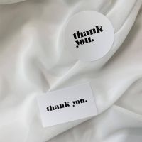 10 Sheets/60Pcs Round Square Thank You Sticker DIY Cards Envelope Dessert Box Beverag Seal Label Stickers Handmade Gift Stickers Stickers Labels