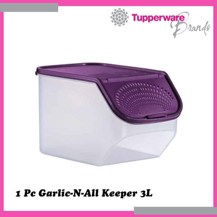  Tupperware Garlic-N-All Keeper Organizer for Onion