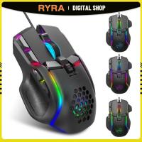 ZZOOI RYRA 10-key Wired Mouse Macro 13 RGB Lighting Modes 6-speed 12800dpi Gaming Mouse USB Wired Mice For Pro Gamer High Quality