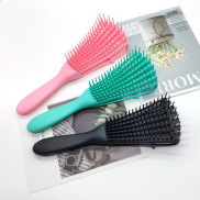 BEAUTYBIGBANG 1pc Bright colors Hair Brush Handle Magic Tangle Comb Shower
