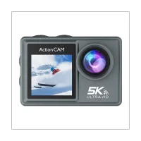 Remote Control Electronic Image Stabilization Camera Action Camera Set 5K 30FPS with Wifi for Outdoor Diving Sports