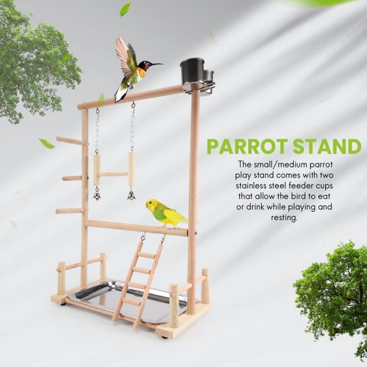 parrots-playground-natural-wooden-parrot-perch-gym-play-stand-parakeet-ladders-with-feeder-cups-and-toys-exercise-play