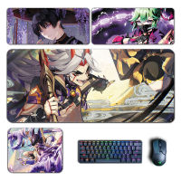 Genshin Impact Mouse Pads Itto Tartaglia Ayato Ayaka Wanderer Mousepad Genshin Computer Pad Anime PC Gaming Accessories Desk Mat