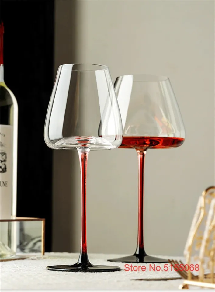 2pcs High-end Goblet Red Wine Glass Kitchen Utensils Water Grap