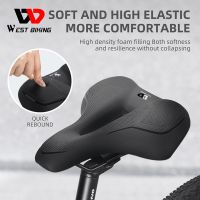 【LZ】۩✖◕  Oeste ciclismo-confortável sela de bicicleta à prova de choque antiderrapante oco almofada macia para viagens mtb bicicleta de estrada