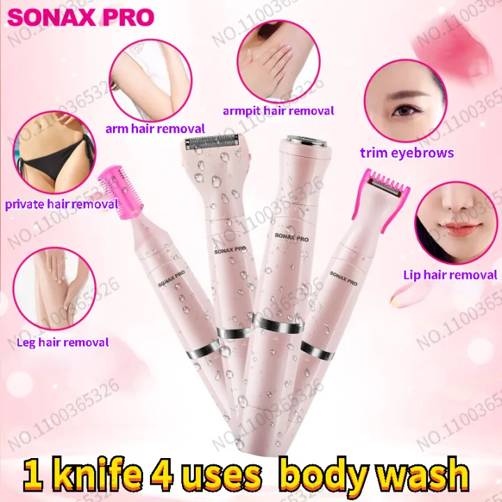 2022 new 4 in 1 electric epilator ladies armpit private shaver electric
