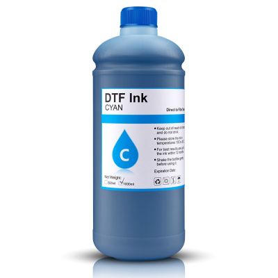 เครื่องพิมพ์ DTF Ink 1000มล. 5สีสำหรับพิมพ์ DTF R2400เครื่องพิมพ์เอปสันแบบฟิล์ม L1800เครื่องพิมพ์ DTF คุณภาพสูง