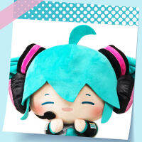 Hatsune Miku นั่งท่าชุดของเล่นตุ๊กตาของแท้ตุ๊กตาน่ารักอะนิเมะตัวเลข S Callion คอสเพลย์ P Rop อุปกรณ์นุ่มยัดไส้สาว