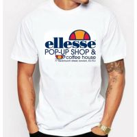 Mens ellesse graphic T-shirt cotton round neck short sleeve T-shirt