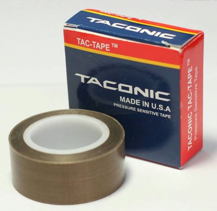 Tac-Tape Taconic Teflon Tape 6085-03 ( 25mm X 10M ) Pressure Sensitive ...