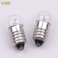 ?【Lowest price】WORE 10pcs Miniature round 0.3A 2.5V Small Light CANNON สำหรับหลอดไฟทดลองนักเรียน