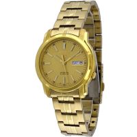 Karnvera Shop Seiko 5 Sports Automatic นาฬิกาข้ิอมือผู้ชาย Gold สาย สแตนเลส รุ่น SNKL86K1