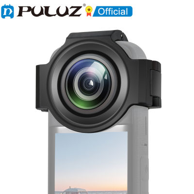 PULUZ อัพเกรดเลนส์แก้วแสงยามสำหรับ Insta360 X3ฝาครอบป้องกันสำหรับ Insta360 X3 Panoramic Motion อุปกรณ์เสริมสำหรับกล้อง