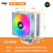 Aigo Air CPU Cooler Cooling Fan Quiet Ventilador 4 Heat Pipes Radiator
