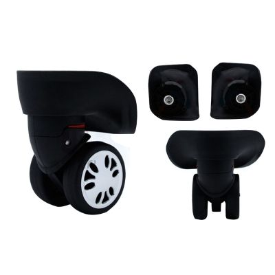 ▼○▧ 1 pair A08 DIY Suitcase Luggage Replacement Casters Swivel Repair Accessories Mute Roller Wheels for Travel Bag