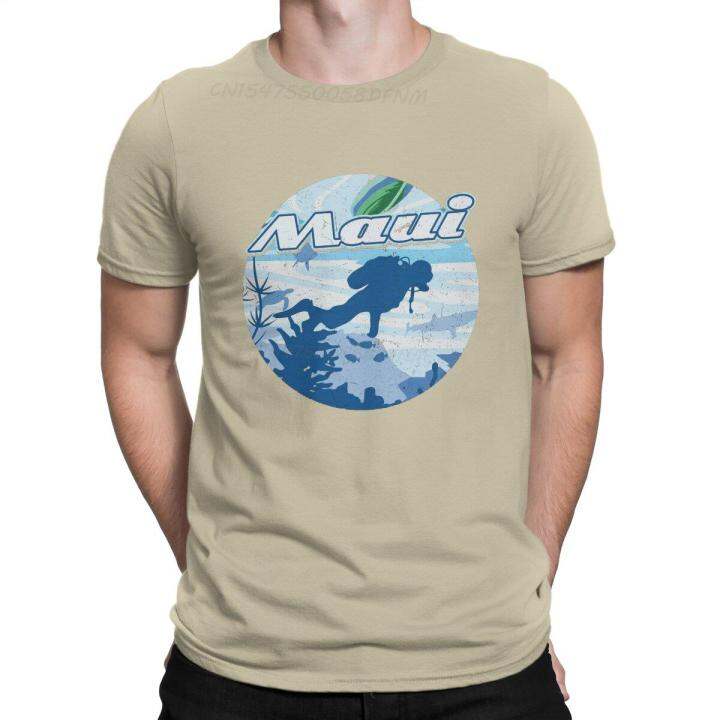 diving-newest-t-shirt-for-men-maui-holiday-diver-camisas-basic-t-shirt-male-custom-christmas-gifts-oversized-t-shirt-outdoorwear