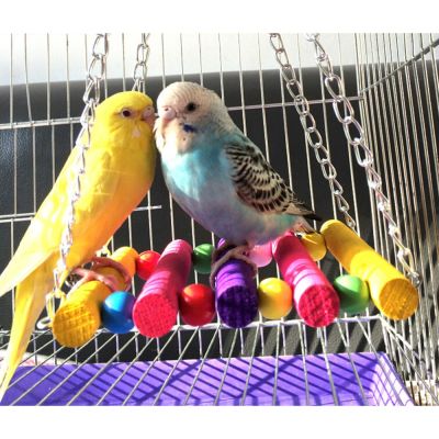 Pet Bird Parrot Parakeet Budgie Cockatiel Cage Hammock Swing Toys Hanging Toy Xiao