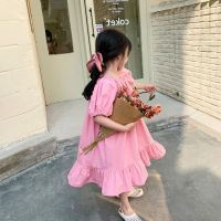 2021 Spring Summer New Arrival Girls Fashion Korean Design Dress Kids Cotton Dress Girls Dress