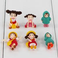 【SALE】 tiorinsecur1988 6ชิ้น/ล็อตอะนิเมะ My Neighbor Totoro ของเล่นหุ่น Little Girl Mei Kusakabe Satsuki Hayao Miyazaki Mini โมเดลตุ๊กตา