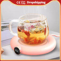 Electric Heated Coaster Coffee Tea Mug Cup Heater Warmer USB Temperatures Adjustable Home Office Heating Cups Pad