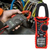 HT206 AC/DC Mini Digital Clamp Meter For Measuring Voltage AC Current Resistance