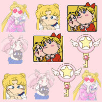 Sailor Moon Luggage Sticker Helmet Sticker Waterproof Laptop Anime ins -Style Sticker