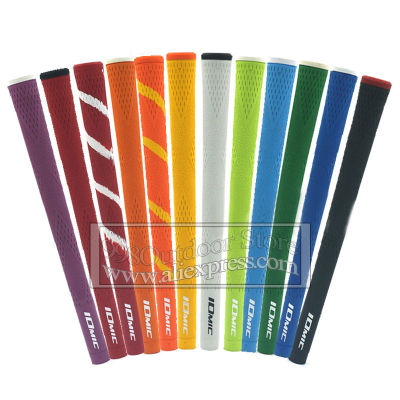 New Irons Grips High Quality Rubber IOMIC Golf Grips Mixed Color 10pcs/Lot Unisex Golf Wood Driver Clubs