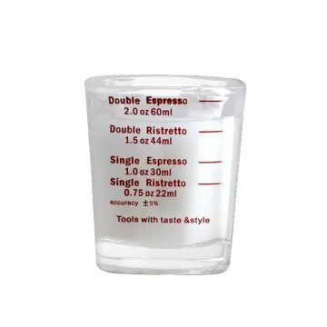 Shot Glass Measuring Cup,3 Ounce/90ML Liquid Heavy High Espresso