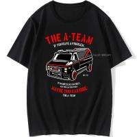 ใหม่ A-TEAM เสื้อยืด Mens Van ตลก80s TV โปรแกรมแสดงฝ้าย Mr-T Unisex ขนาดใหญ่100% Cotton Top