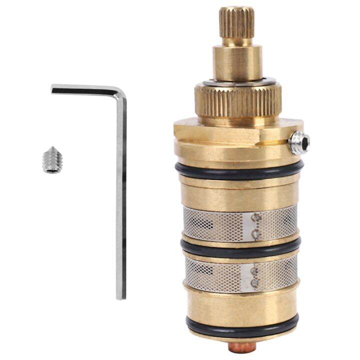 Prime-Line MP58045 Mixet Shower Valve Cartridge Replacement - 4.5 Inch Brass With Seals