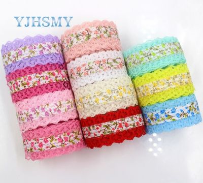 【CC】 YJHSMYG-18607-358 hot 28 mm 5 yards hollow Flowers ribbons handmade materialsClothing accessories
