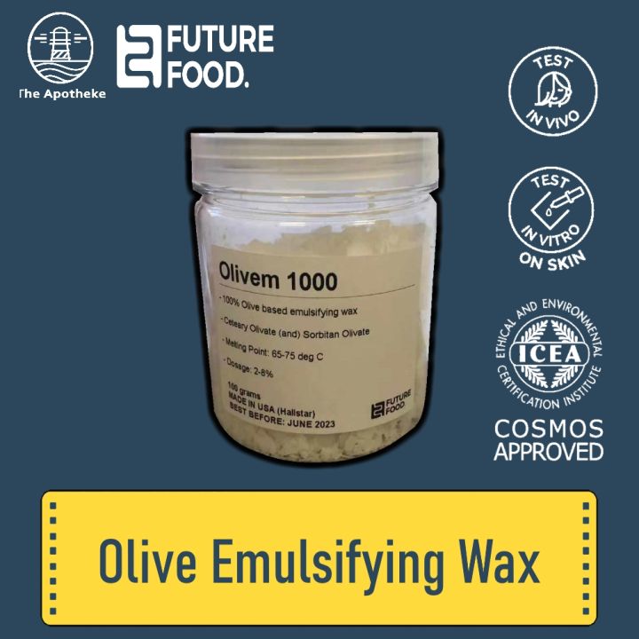 Olive Emulsifying Wax, 100g, Olivem 1000, Vegan