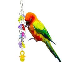 Legendog 1PC BIRD Chew ของเล่น BIRD favors Anti-biting อะคริลิค parakeet Bite ของเล่นนกแก้วแขวน to. อุปกรณ์สำหรับสัตว์เลี้ยง