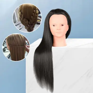 Foam Wig Head Styrofoam Manikin Display Hair Female Display Women's Wigs  Display Stand Foam Mannequin for Salon Barber Shop Home