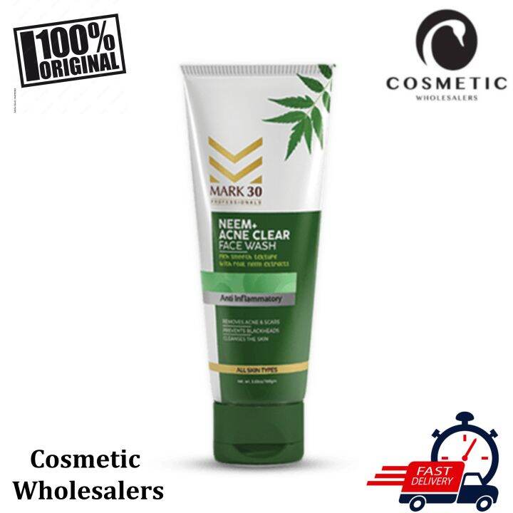 Mark 30 Neem + Acne Clear Face Wash Special For Acne Lazada