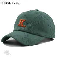 EERSHENSHI หมวกชายและเวอร์ชันผู้หญิงเกาหลีของสัตว์ป่าปักลายตัวอักษรหมวกเบสบอลแฟชั่นหลุมหมวกบังแดดท่องเที่ยวกลางแจ้งฤดูร้อน