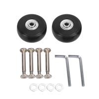 2 Sets of Luggage Suitcase Replacement Wheels Axles Deluxe Repair Tool 50*20*6.1 mm