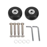 2 Sets of Luggage Suitcase Replacement Wheels Axles Deluxe Repair Tool 50*20*6.1 mm