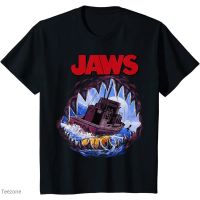 Movie Meg 2 The Trench（Jaws） graphic cotton O-neck T-shirt for men