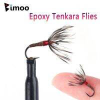 Bimoo 10PCS #14 #16 #18 Epoxy Tenkara Flies Parachute Grizzly Hackle Dry Fly Kebari Trout Steelhead Grayling Fishing Bait LuresLures Baits